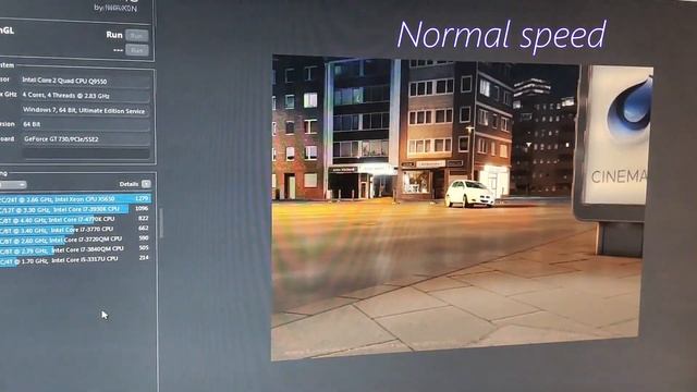 Intel Core 2 Quad Q9550 Cinebench R15 + NVIDA GeForce GT 730 смотреть онлайн