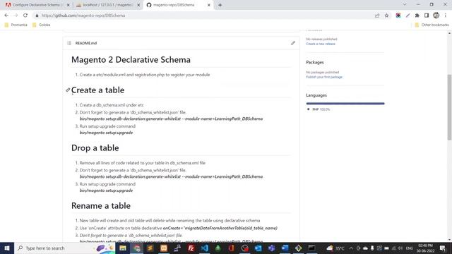Magento 2 | Part 1 - Configure Declarative Schema in Latest Magento 2 | (Create/Drop/Rename table) смотреть онлайн