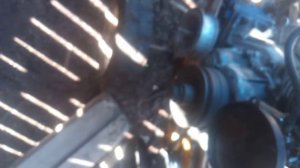 Завел старый мотоблок Урал