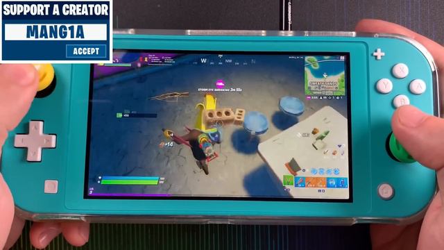 FIRST TOP IN CHAPTER 2 SEASON 2 - Fortnite on the Nintendo Switch Lite #85 смотреть онлайн