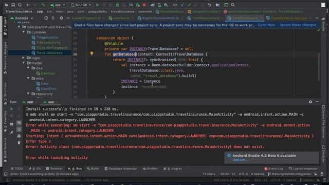 Code With Me: RoomDatabase creation for Travel Insurance смотреть онлайн