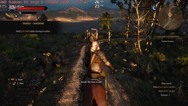 ? AMD Radeon RX Vega 8 [Renoir C5] - The Witcher 3 gameplay benchmarks (1080p) смотреть онлайн