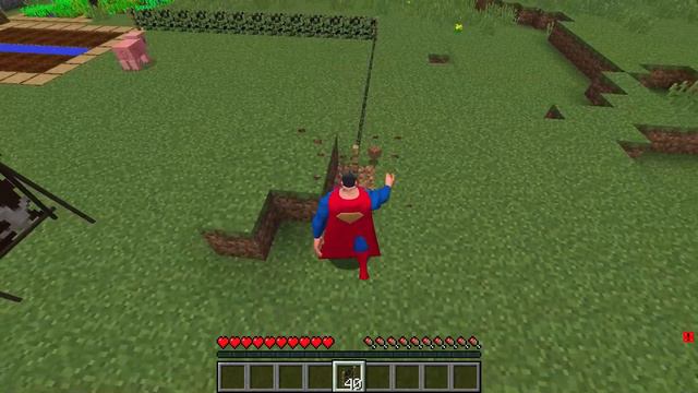 REALISTIC SUPERMAN Inventory Shop MINECRAFT HOW TO PLAY SUPERHERO INVENTORY CHALLENGE Animation смотреть онлайн