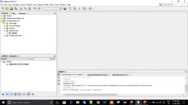 Creating and Consuming Java Web Service | Using NetBeans