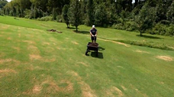 PUTTING GREEN PROJECT // Top Dressing with Compost and Sand