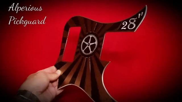 G&L L2000 Bass Guitar Custom Pickguard (28" Wheel Design) by Alperious Custom Pickguard смотреть онлайн