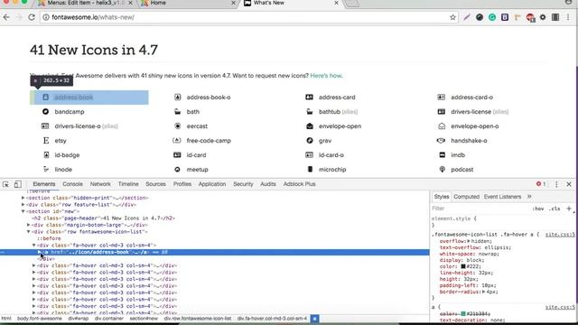 How to add latest font awesome icon inside Joomla Helix3 Framework смотреть онлайн