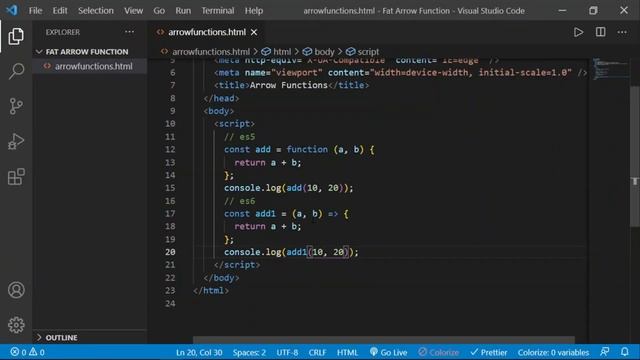 Arrow Functions In JavaScript In ES6?| Fat Arrow Functions With Examples| In Urdu|Hindi |DevTechCar смотреть онлайн