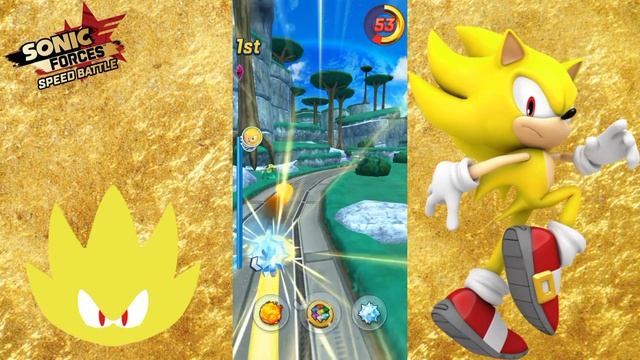 Transforming into Super Sonic FOR 3 MINUTES - Sonic Forces: Speed Battle смотреть онлайн