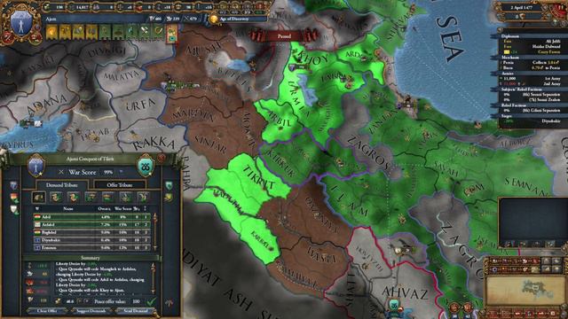 Europa Universalis IV - This is Persia? Part 6 - Now going to war смотреть онлайн