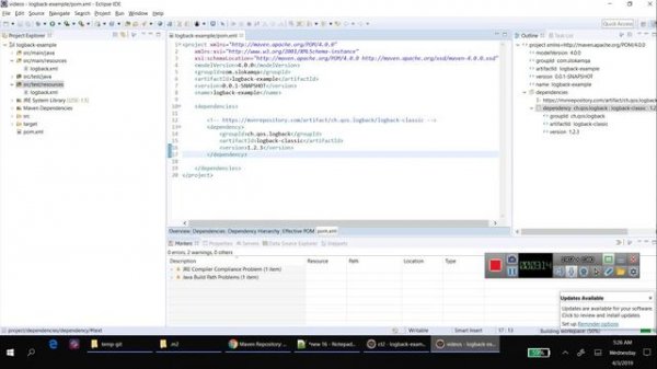 Logback Configuration in Maven Project | Logging | Java