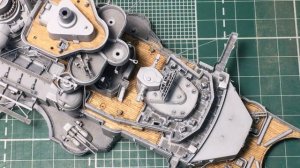 Сборка корабля "Бисмарк" в масштабе 1/350. Часть 8-я, заключительная.