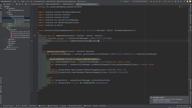 Detecta Cambios de Red en Tiempo Real en Android con Kotlin | BroadcastReceiver Tutorial смотреть онлайн