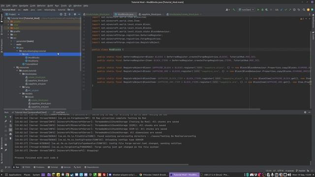 Minecraft Modding Tutorials 1.19: Ep 8 - Blockstates and Block Rotation смотреть онлайн