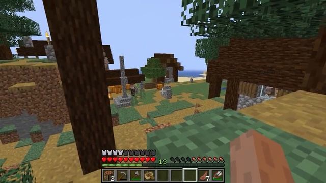 Продолжаем проходить игру вместе с Егором под названием Minecraft и нашёл место для дома [часть 2] смотреть онлайн