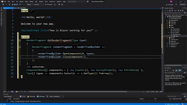 Blazor Tab-Control смотреть онлайн