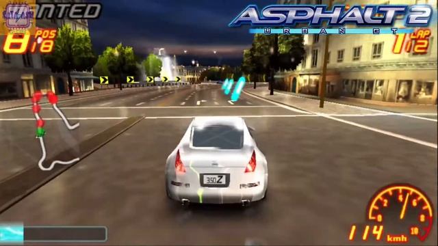 Different Maps Paris on Asphalt Urban GT and Asphalt Urban GT 2 - Nissan 350z смотреть онлайн