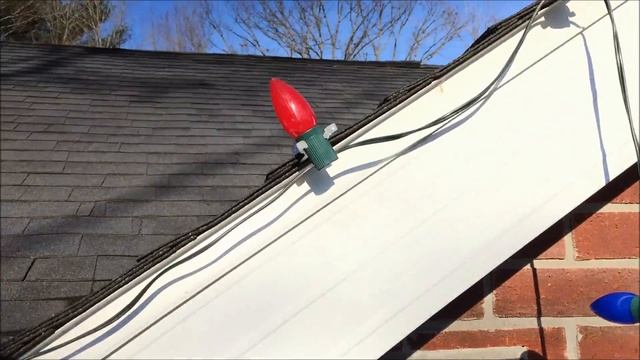 LED C9 Christmas light installation смотреть онлайн