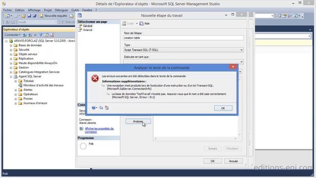 SQL Server 2014 - Les tâches planifiées - Mise en pratique, création d'un travail смотреть онлайн