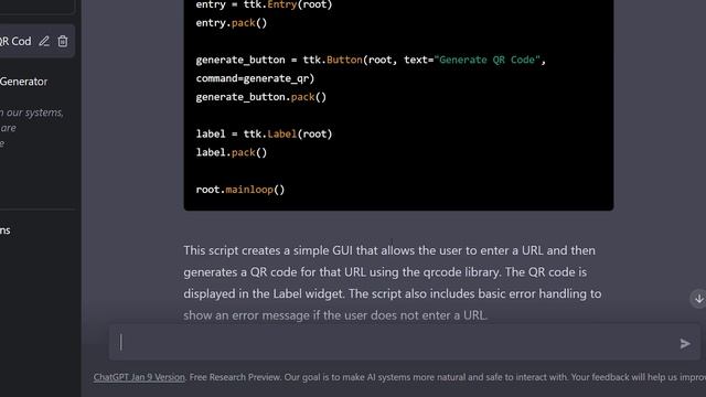 Build a QR Code Generator App using ChatGPT in less than 1 Minute!!! #chatgpt #openai смотреть онлайн