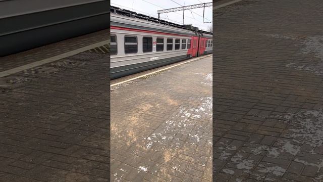Электричка эд-4м (0409) новолисино — Санкт-Петербург прибывает на витебский вокзал ￼ смотреть онлайн