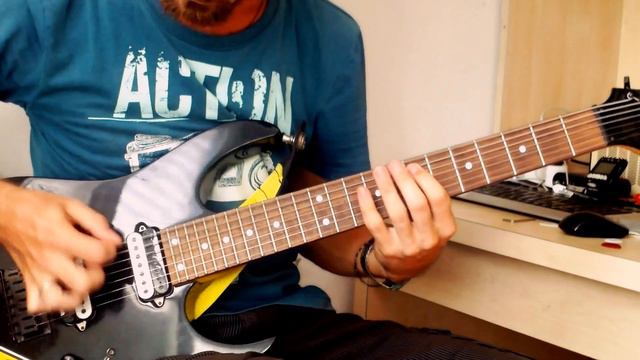 Fokin Pickups Uppercut Bridge Quick Test Metal Riff by Fredguitarist смотреть онлайн