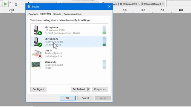01 Mic Setting in Audacity смотреть онлайн