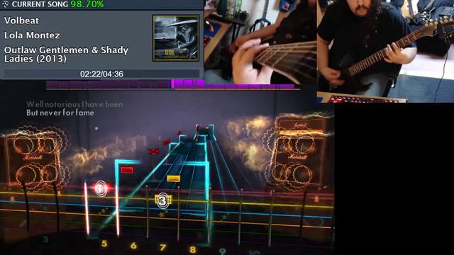 Lola Montez - Volbeat - Rocksmith Rhythm Sightread смотреть онлайн
