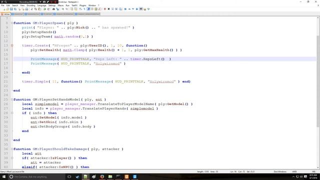 [Gmod] Lua Tutorial 8: Timers and Health Regeneration смотреть онлайн