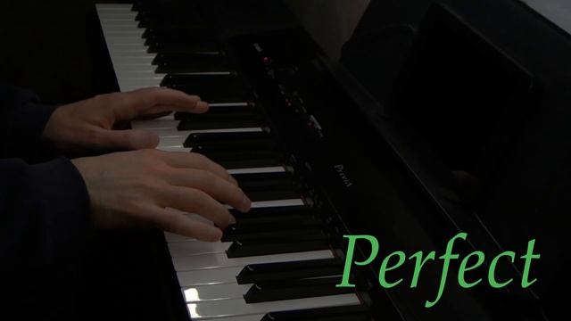 Piano version of "Perfect" смотреть онлайн