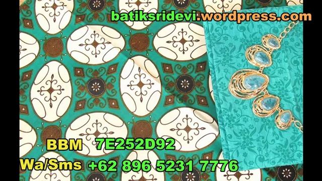 BATIK JAWA Motif BUNGA - Jual Kain Batik Online Murah - Sridevi Cap Tulis Printing Colet