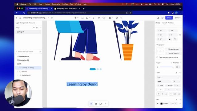 Pixso to Flutter UI - Modern Onboarding Screen for Learning App | Pixso UI UX Software [ It's Free смотреть онлайн