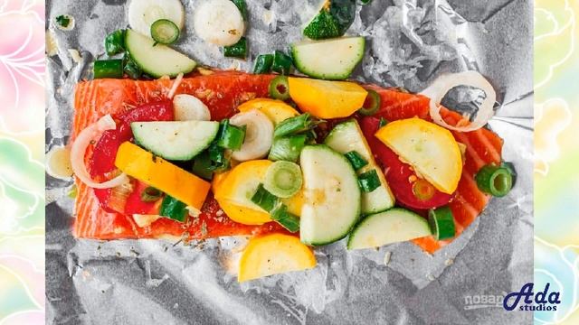 Горбуша в духовке в фольге Рецепт, пошаговый, как приготовить, видеорецепт смотреть онлайн