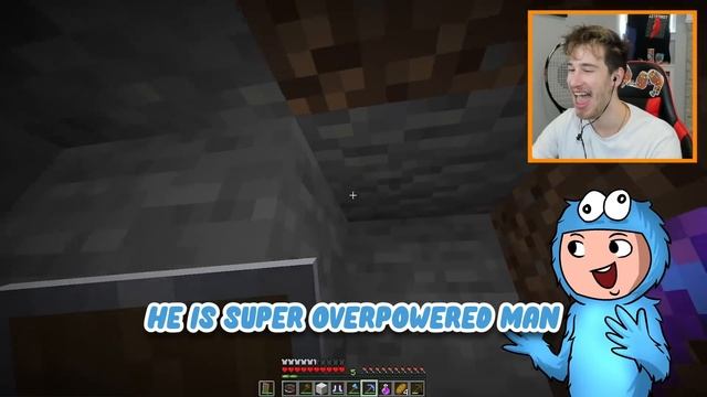 minecraft manhunt but ACHIEVEMENTS GIVE OP ITEMS смотреть онлайн