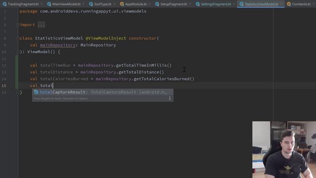Total Run Statistics & SettingsFragment - MVVM Running Tracker App - Part 22 смотреть онлайн