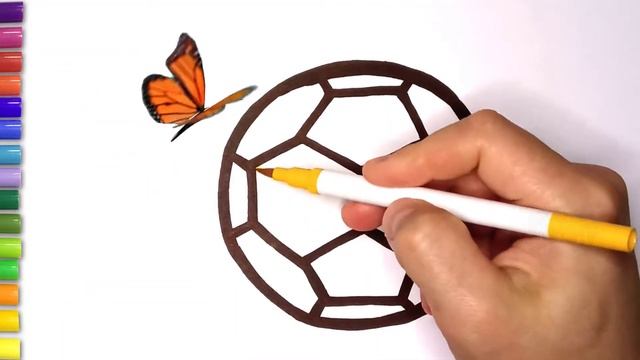 How to Draw Ball | Как нарисовать мяч | B for Ball | Cartoon art for kids | Draw Me TV смотреть онлайн