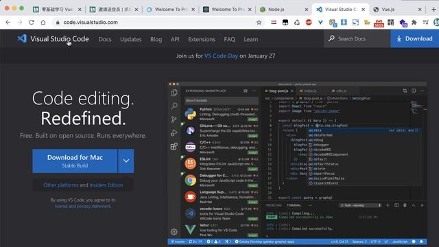 零基础学习 Vue JS 3 完全免费视频教程 #02 课程介绍 смотреть онлайн