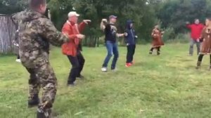 Чукотский танец. Мастер класс!!! Мои друзья куражатся!!!!