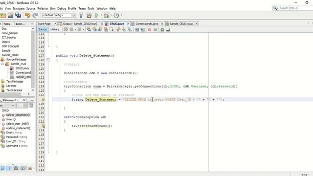 Java JDBC CRUD Tutorial: SQL Insert, Select, Update, and Delete Part 6 - Tagalog смотреть онлайн
