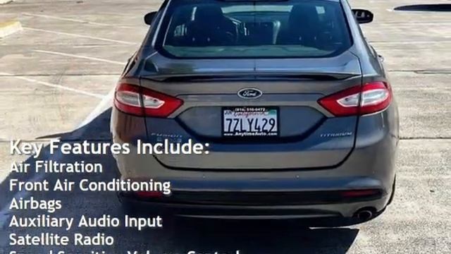 2014 Ford Fusion Energi Titanium for sale in Sherman Oaks, CA смотреть онлайн