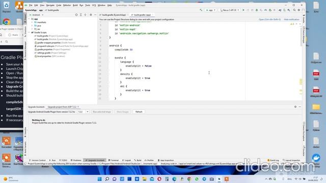 Gradle Plugin Update in Chipmunk Android Studio on Windows 11 смотреть онлайн