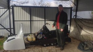 Замена двигателя РМЗ-640 2т на lifan 27 л.с 2v78-2a Pro 4т Снегоход буран. Обзор. Часть 1