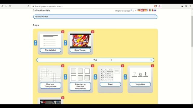 Creating a Collection on learningapps.org смотреть онлайн
