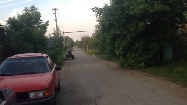 Самодельный квадрик на вариаторе. смотреть онлайн