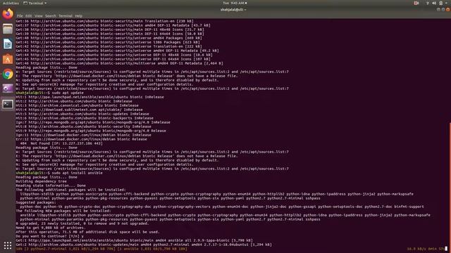 Install Ansible Ubuntu смотреть онлайн