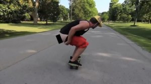 Скейтер посрал со скейта