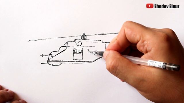 Как нарисовать Военный Вертолет Ми 24 смотреть онлайн