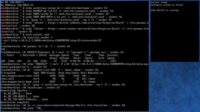 Arch Linux installation recording to kernel 5.4.3-arch1-1 (testing) смотреть онлайн