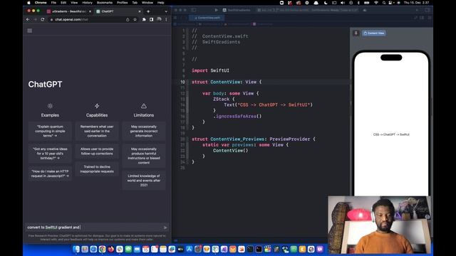 Using ChatGPT: How to Convert CSS Code to SwiftUI смотреть онлайн