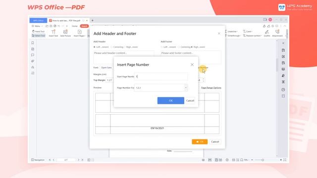 [WPS Academy] 1.1.2 PDF: How to add headers and footers to PDF files смотреть онлайн